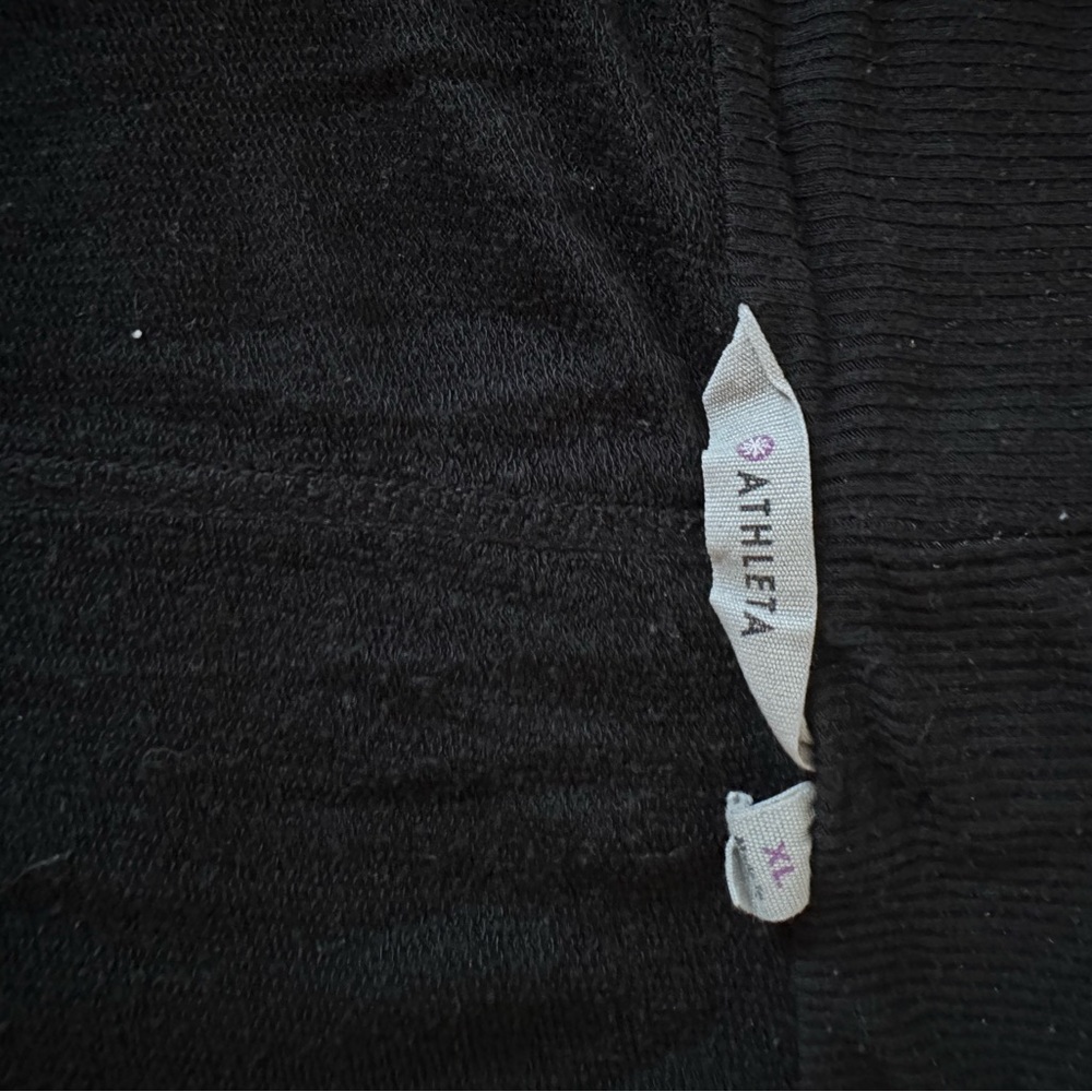 Athleta Black Open Front Cardigan Wrap – Size XL - Picture 2 of 3